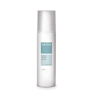 sanitas Lemon Cream Facial Scrub (200 ml)